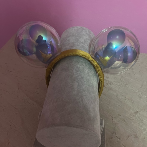 Disney 50th Anniversary Minnie Ears – Iridescent Clear Dome – Parks Exclusive